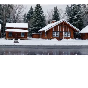 Snowfall In Old Town PNG Ksr96 PNG