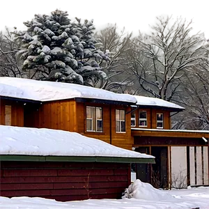 Snowfall On Rooftops Png Hxe PNG image