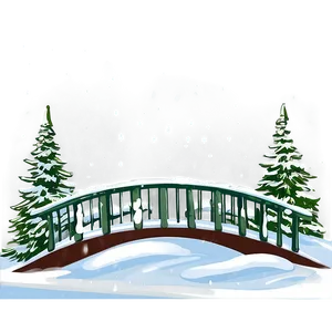 Snowfall Over Bridge PNG 44 PNG