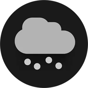 Snowfall Weather Icon PNG image