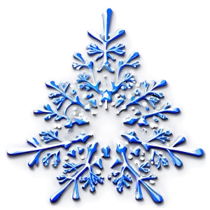 Snowflake Christmas Theme Png 6 PNG image