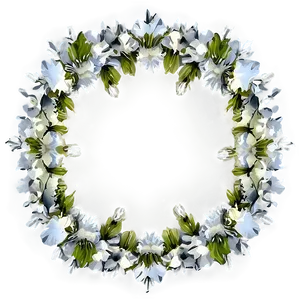 Snowflake Flower Frame Png Djh26 PNG image