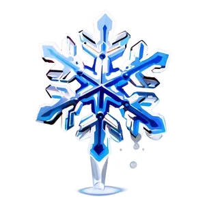 Snowflake In Ice Crystal Png 04292024 PNG image