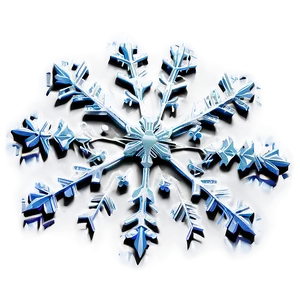 Snowflake In Snowstorm Png 04292024 PNG image