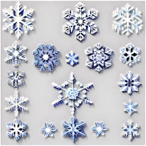 Snowflake Pattern PNG 4