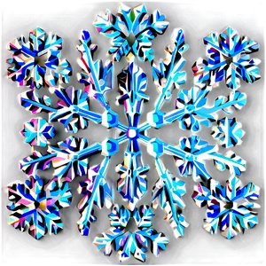 Snowflake Patterns Macro PNG 7