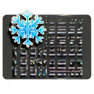 Snowflake Sticker Png Ifm77 PNG image