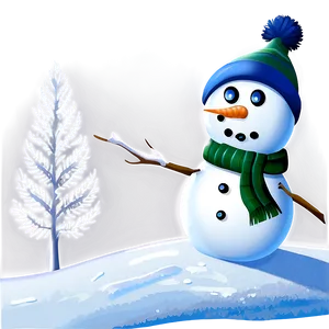 Snowman B PNG image