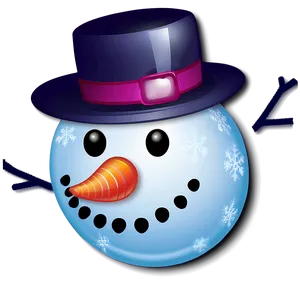 Snowman Christmas Decor PNG 06122024