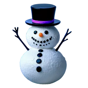Snowman Family Decoration PNG 04292024
