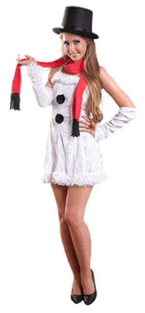 Snowman Inspired Fashion Costume