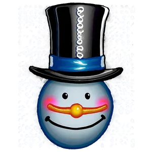Snowman's Top Hat Png 05042024 PNG image