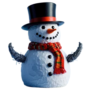 Snowman With Christmas Lights Png 05032024 PNG image
