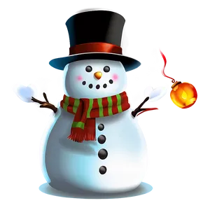 Snowman With Lantern Png Uqc PNG image