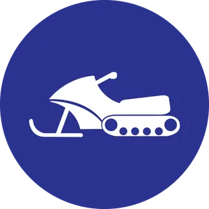 Snowmobile Icon Graphic PNG image