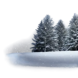 Snowstorm Blurred Vision PNG Efo