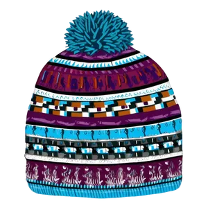 Snowy Beanie Hat Png 06122024 PNG image