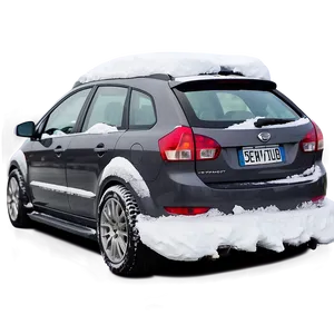 Snowy Car Transparent PNG 05252024 PNG