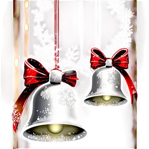 Snowy Christmas Bells Png Qxv33 PNG image