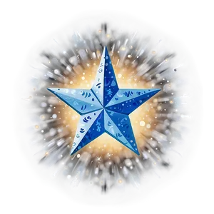 Snowy Christmas Star Png 06252024 PNG image