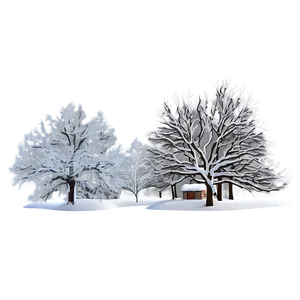 Snowy Country Trees PNG Cef96 PNG