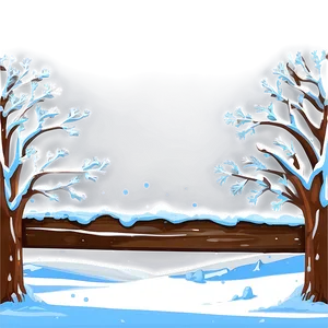 Snowy Day Border PNG 06282024 PNG