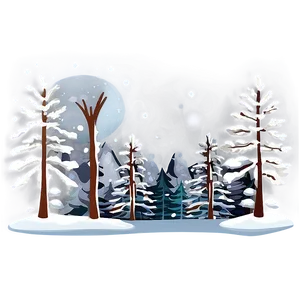 Snowy Forest Transparent PNG 48 PNG