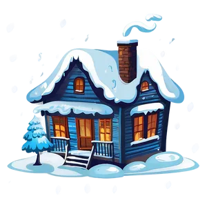 Snowy House Clipart Png Hes PNG image