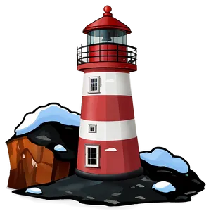 Snowy Lighthouse Png Cka59 PNG image