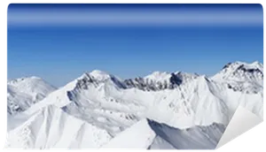 Snowy_ Mountain_ Peaks_ Panorama PNG image