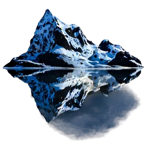 Snowy Mountain Reflection PNG Tqj52 PNG