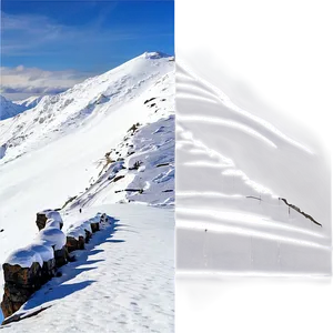 Snowy Mountain Slopes PNG Yvy35 PNG