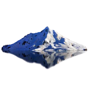 Snowy Mountain Sunrise PNG 72