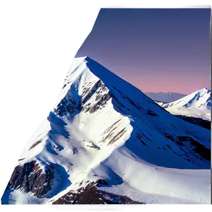 Snowy Mountain Twilight PNG Eoh