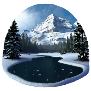 Snowy Mountain Wilderness PNG Mqm99 PNG