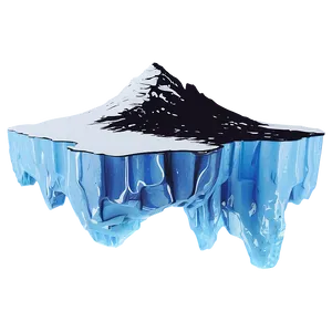 Snowy Mountain With Ice Cave Png Dqd23 PNG image