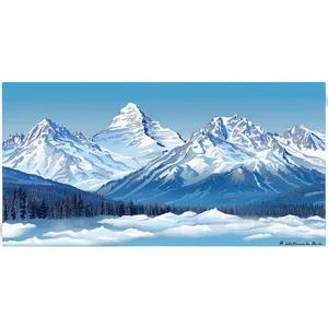 Snowy Mountains Oh The Places You'll Go Png Lam19 PNG image