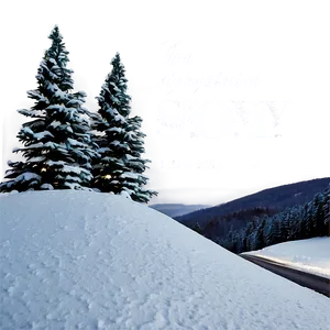 Snowy Night Christmas Eve PNG 45
