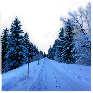 Snowy Path PNG 06202024