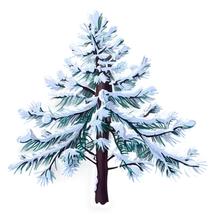 Snowy Pine Tree Png 82 PNG image