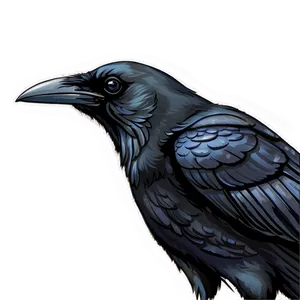 Snowy Raven PNG Rma94