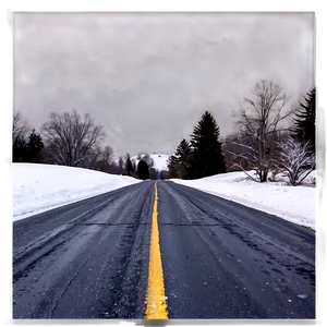 Snowy Road Png Brl PNG image