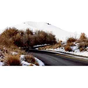 Snowy Road Png Lhb PNG image
