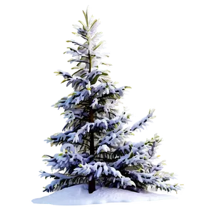 Snowy Spruce Tree PNG 74 PNG