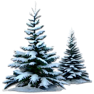 Snowy Spruce Tree Png Mmm PNG image