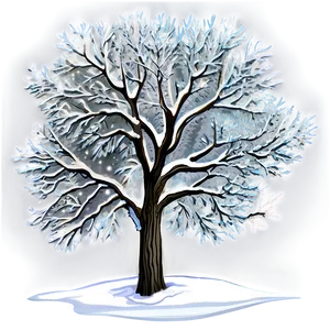 Snowy Tree Png 30 PNG image