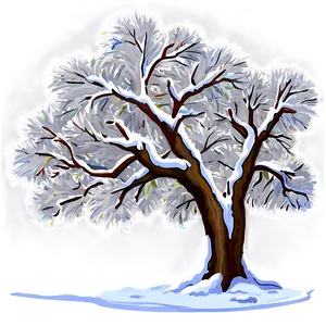 Snowy Tree Png 97 PNG image