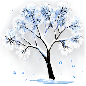 Snowy Tree Reflection PNG Ksp50 PNG