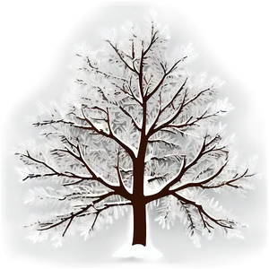 Snowy Tree Silhouette Png 58 PNG image