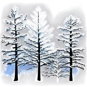 Snowy Tree Tops PNG Vqq21 PNG